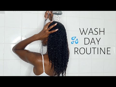 ROUTINE CAPILLAIRE CHEVEUX CREPUS  | NATURAL HAIR WASH DAY ROUTINE (Du début à la fin !)