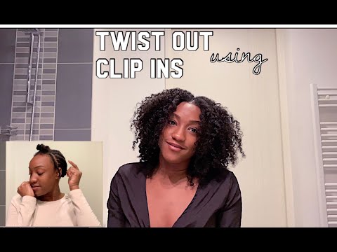 PROTECTIVE STYLE + NATURAL HAIR CLIP INS  / COIFFURE PROTECTRICE AVEC EXTENSIONS À CLIPS