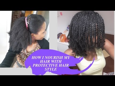 Comment nourrire ses cheveux pendant une coiffure protectrice
