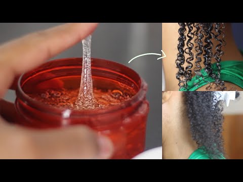 Ce gel fait maison va définir tes boucles !  | Gel de Lin | DIY Flaxseed Hair Gel