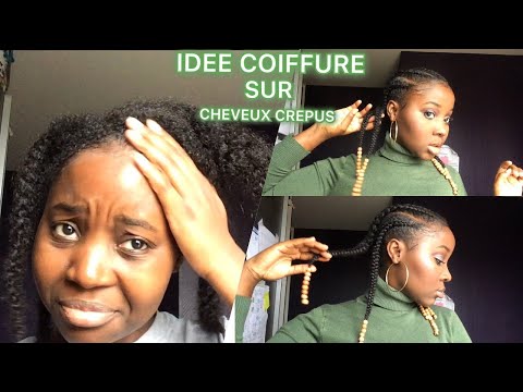 IDEE COIFFURE #11 SUR CHEVEUX CREPUS// HAIRSTYLE #11 ON KINKY HAIR