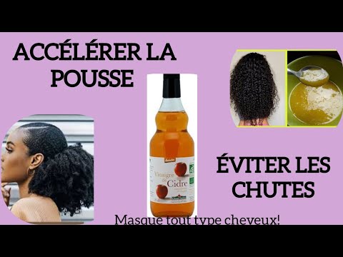ACCÉLÉRER LA POUSSE CAPILLAIRE :Masque miel+vinaigre de cidre !!