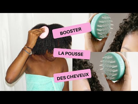 Brosse de Massage pour Cuir Chevelu: Faire Pousser Sec Cheveux