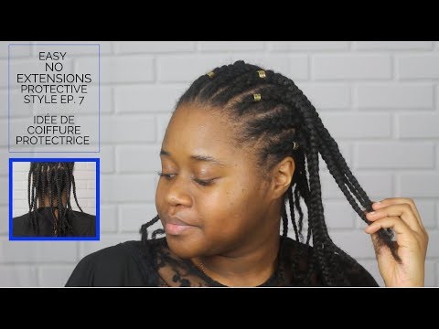 COIFFURE PROTECTRICE POUR CHEVEUX 4B/4C EPISODE 7 (NATURAL HAIR)