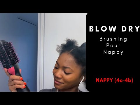 Blow dry cheveux crépus &#8211; BRUSHING 4C