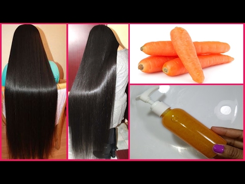 Comment FAIRE POUSSER les CHEVEUX avec LA CAROTTE/How To Use Carrots For Extreme Hair Growth