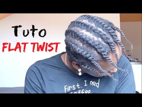 Tuto flat twist sur cheveux crépus fins | Beginner friendly
