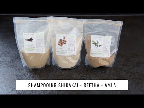 Shampooing fait maison Shikakai &#8211; Reetha &#8211; Amla Shampooing
